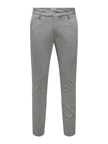 Only&Sons Stoffhose / Chino ONSMARK PANT STRIPE GW 3727 tapered in Grau