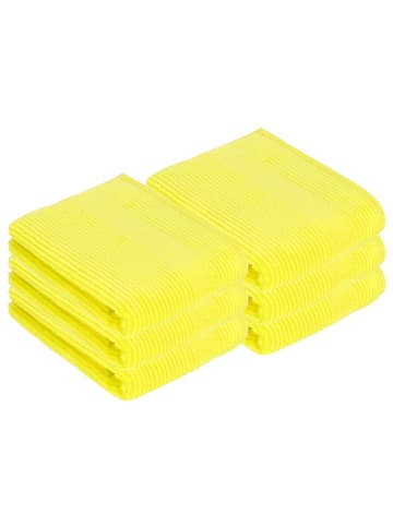 Vossen 6er Pack Duschtuch in electric yellow