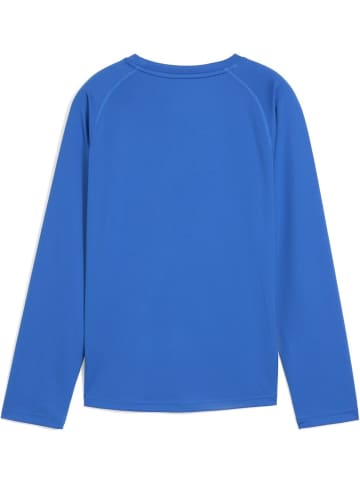 Puma T-Shirt "Y CROSS THE LINE Longsleeve 3.0" in Blau