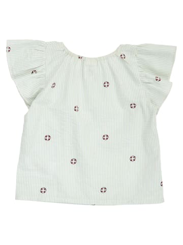 müsli Babyshirt in Tofu/ Ocean/ Mineral red