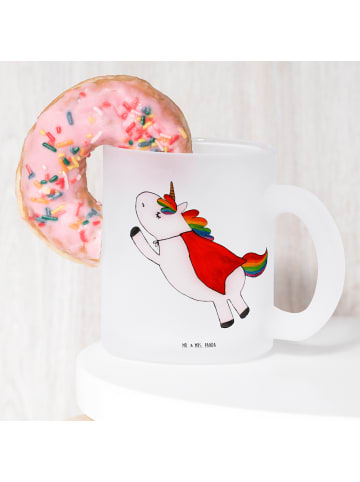 Mr. & Mrs. Panda Teetasse Einhorn Super ohne Spruch in Transparent