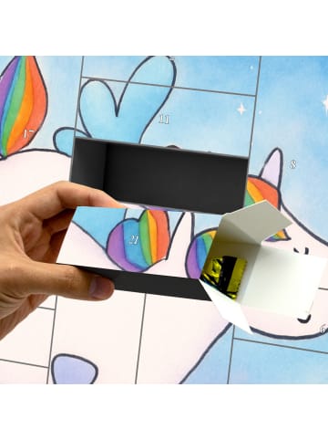 Mr. & Mrs. Panda Adventskalender Einhorn Fliegendes Pferd Design... in Weiß