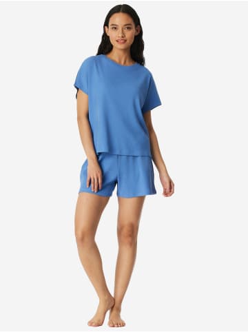 Schiesser Pyjama Casual Feel in Aqua