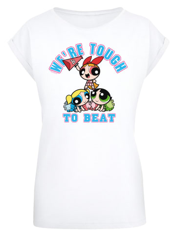 F4NT4STIC Extended Shoulder T-Shirt Powerpuff Girls Tough To Beat in weiß