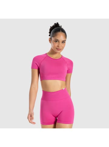 SMILODOX Crop Shirt Soheli in Pink
