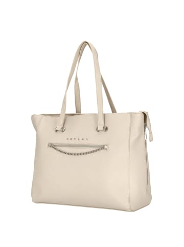 Replay - Schultertasche 37 cm in lt grey