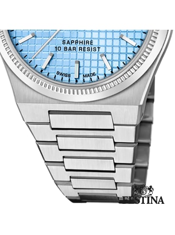 Festina Analog-Armbanduhr Festina Swiss Made silber mittel (ca. 35mm)