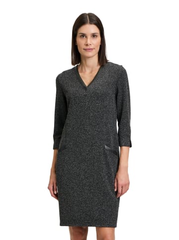 Vera Mont Businesskleid mit V-Ausschnitt in Schwarz/Weiß