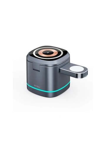 WIWU Faltbares Ladestation Schwarz USB-C in Schwarz