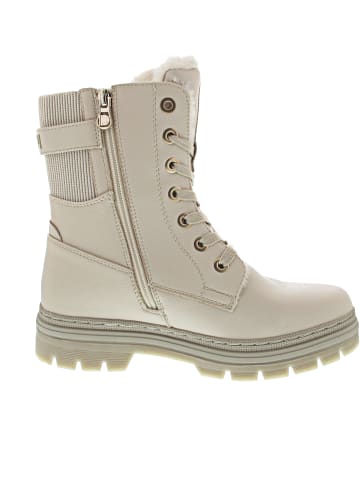 Tom Tailor Schnürstiefel Beige