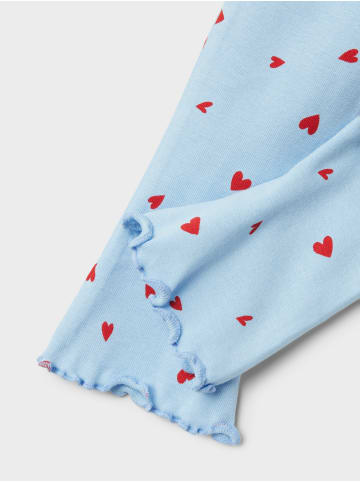 name it Hose 2er-Set modische Schlaghose Flared Fit in Blau-Weiß