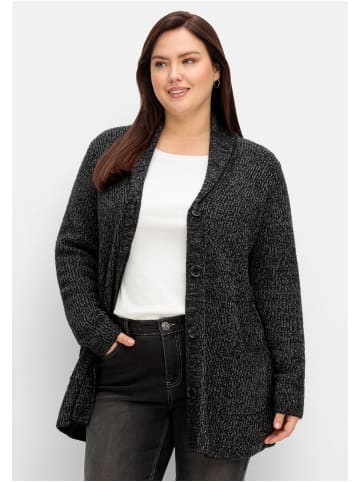 sheego Strickjacke in schwarz