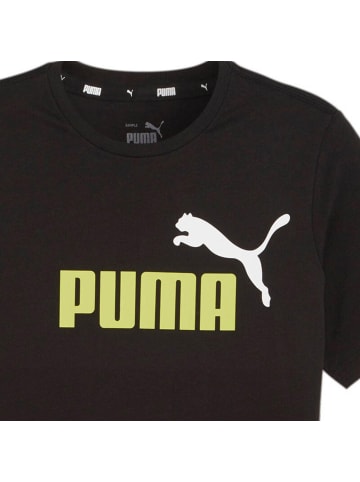 Puma T-Shirt in Schwarz/Grün