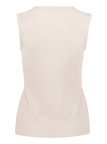 Betty Barclay Trägertop mit Rippenstruktur in Grau Beige