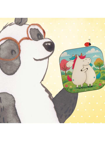 Mr. & Mrs. Panda Tassenuntersetzer Einhörner Umarmen Design ohne... in Weiß