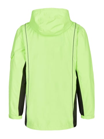 mh michael heinen Regenjacke in neongrün-schwarz