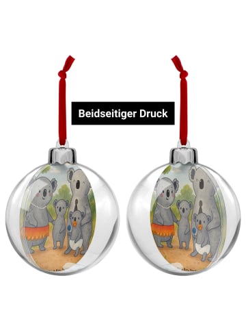 Mr. & Mrs. Panda weihnachtshänger Koala Familie Design ohne Spruch in Weiß