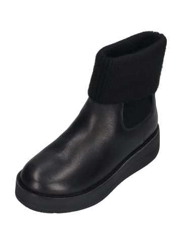 fitflop Stiefeletten GEN-FF ROAM KNIT COLLAR LEATHER BOOTS in schwarz