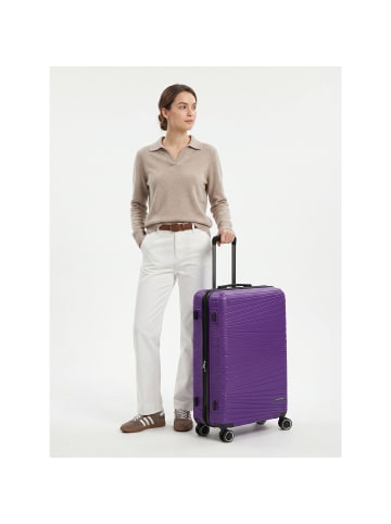 Franky Dallas 3.0 4 Rollen Trolley M 65 cm mit Dehnfalte in purple