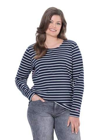 LAURASØN Langarmshirt in marine
