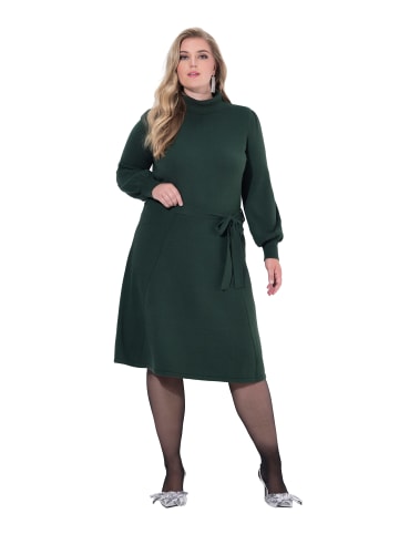 MIAMODA Strickkleid in dunkel grün