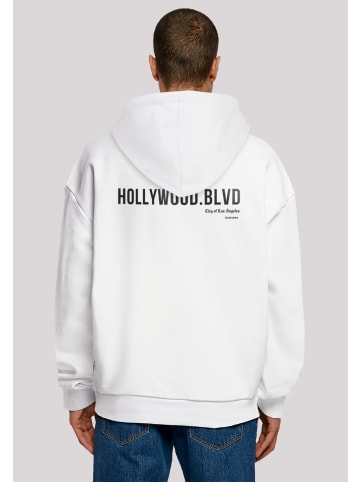 F4NT4STIC Ultra Heavy Hoodie Hollywood blvd OVERSIZE HOODIE in weiß