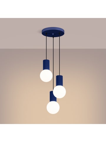 Nice Lamps Pendelleuchte ORBITAL 3 blue H 125 cm