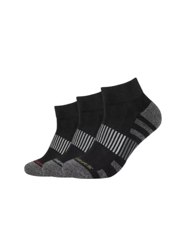 Skechers Socken Men Work Quarter Socks 3p  in schwarz