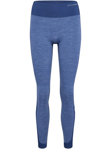 Hummel Hummel Leggings Hmlmt Shine Multisport Damen in BLUE INDIGO MELANGE