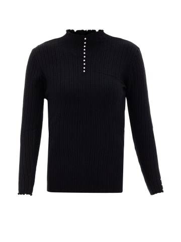 CARNEA Damen Strickpullover in Schwarz