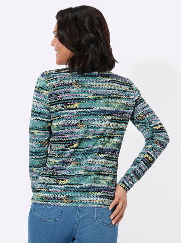 WITT WEIDEN Rundhals-Shirt in orchidee-rauchblau-bedruckt