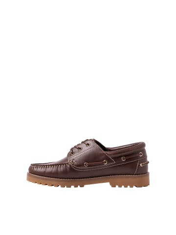 Jack & Jones Bootsschuhe in Chocolate Brown