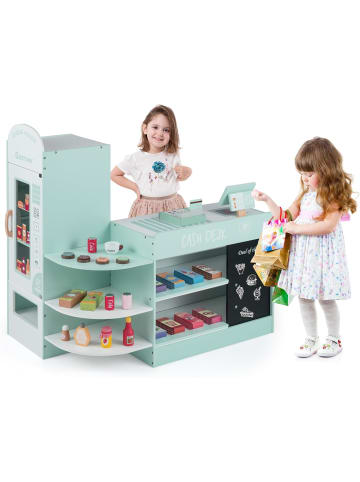 COSTWAY Kaufladen von 3-8 Jahren in Grün