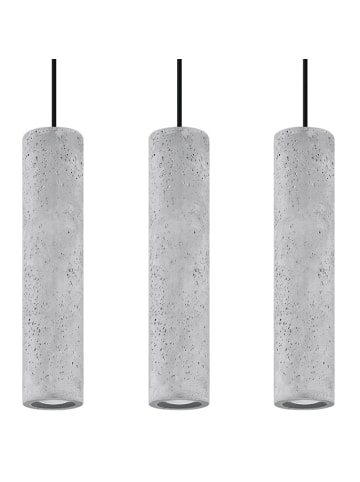 Nice Lamps Hängeleuchte FADRE 3 in Grau beton Minimalistisch lampe 3xGu10 NICE LAMPS