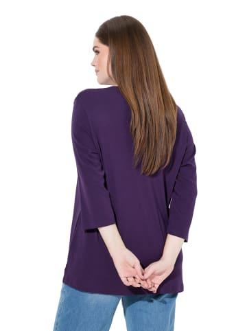 Ulla Popken Shirt in dunkelviolett