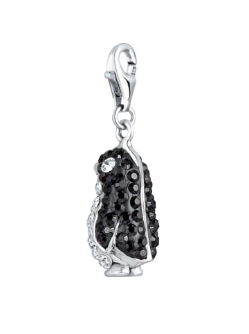 Nenalina Charm 925 Sterling Silber Pinguin in Silber