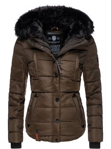 Marikoo Steppjacke Lotusblüte in Brown