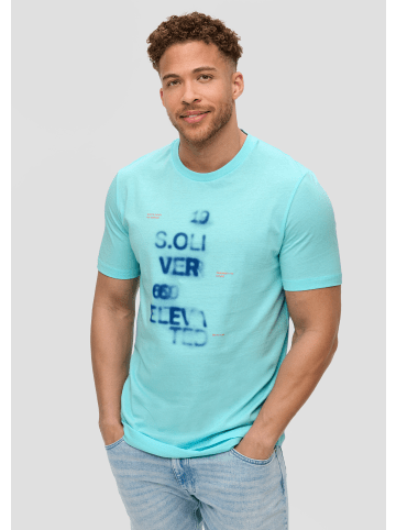 s.Oliver T-Shirt kurzarm in Türkis