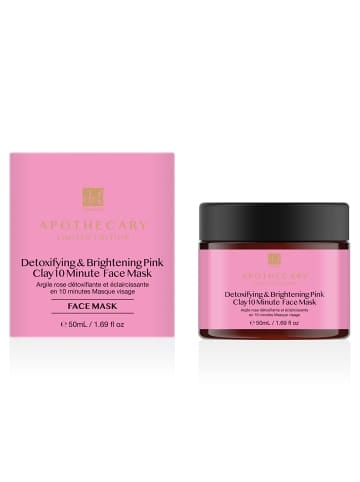 Dr Botanicals Entgiftende & aufhellende Gesichtsmaske aus rosa Tonerde 10 Minuten