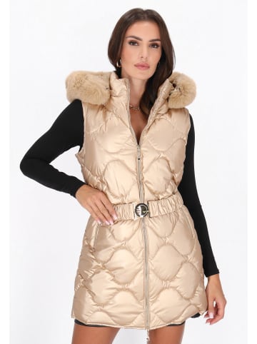 faina Women Vest in beige