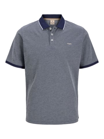 JACK & JONES PLUS Poloshirt in Maritime Blue
