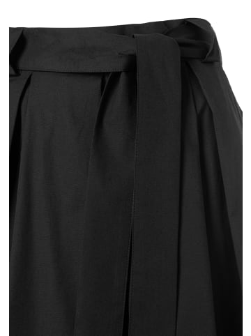 More & More weit ausgestellter Midirock in black