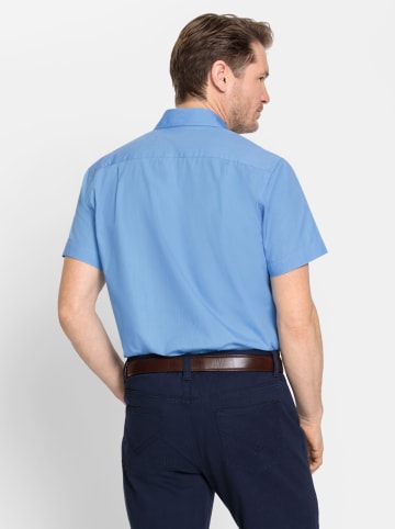 WITT WEIDEN Kurzarm-Hemd in himmelblau