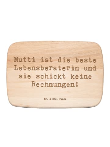 Mr. & Mrs. Panda Küchenbrett Spruch Mama Ratschläge mit Spruch in Transparent