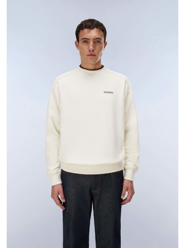 Napapijri Sweatshirt B-TEZA C in White Whisper