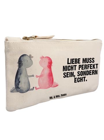 Mr. & Mrs. Panda Etui Axolotl Liebe mit Spruch in Weiß