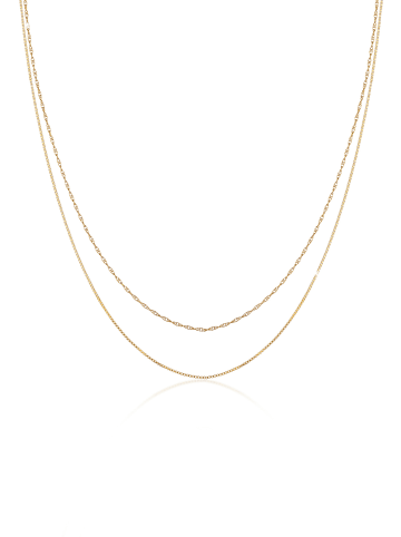 Elli Halskette 925 Sterling Silber in Gold