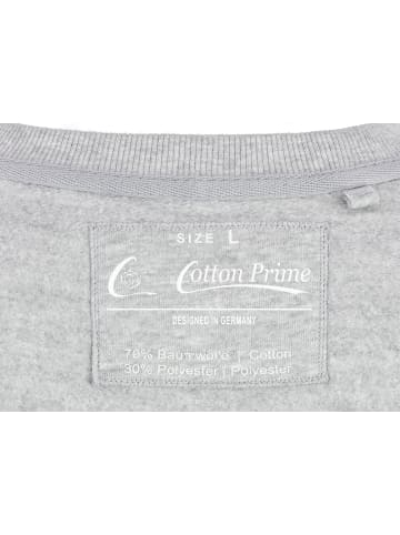 Cotton Prime® Sweatshirt Maritim - Moin in Grau-Melange