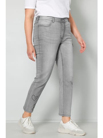 MIAMODA Jeans in grey denim