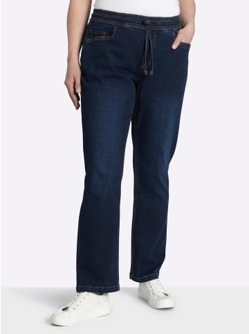 sheego Schlupfjeans in dark blue